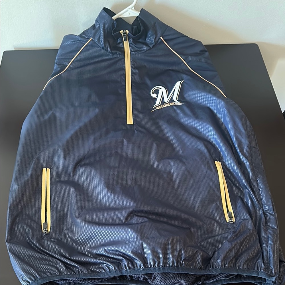 Genuine Merchandise Blue Windbreaker with Sporty Design
